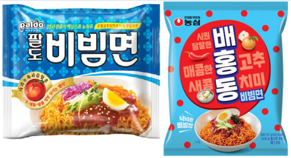 '팔도의 벽'은 높았다…2분기 농심 비빔면 매출, 팔도의 40%