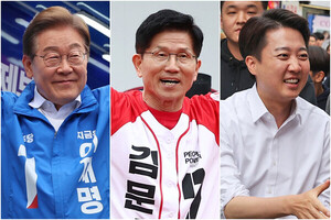 <b>이재명</b>·김문수·이준석 혼전의 대선 판세, <b>프레임</b>과 단일화가 가른다