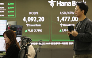 <b>환율</b>, <b>엔화 약세</b>에 상승세…1477원대